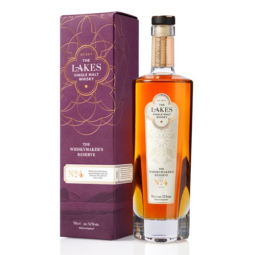 The Lakes Single Malt Whisky Whiskymakers Reserve No.4 70cl - A Supremely Balanced and Complex Expression